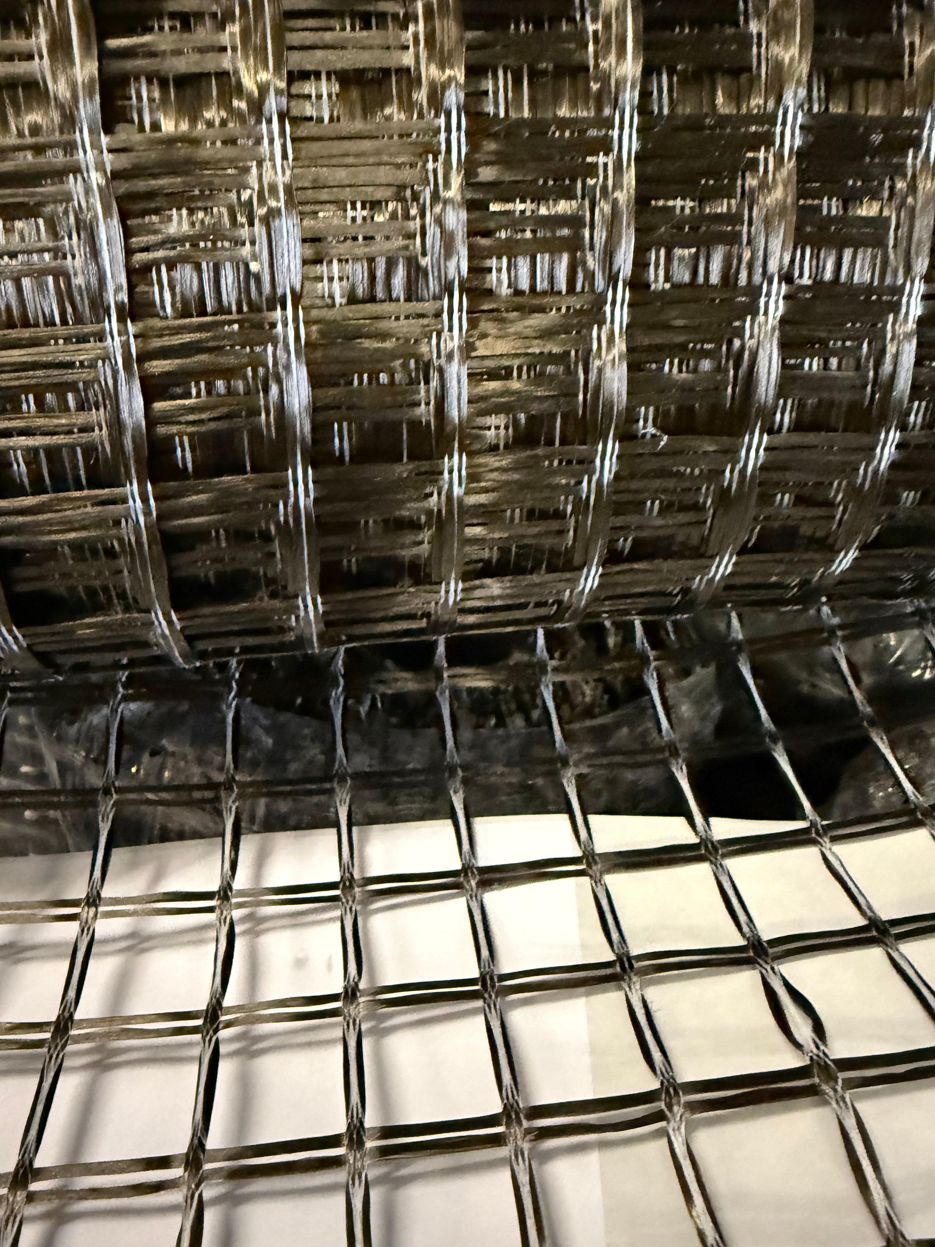 Basalt fiber grid 50/50 kN/m, 25x25 mm, width 1 m, roll 50 m²