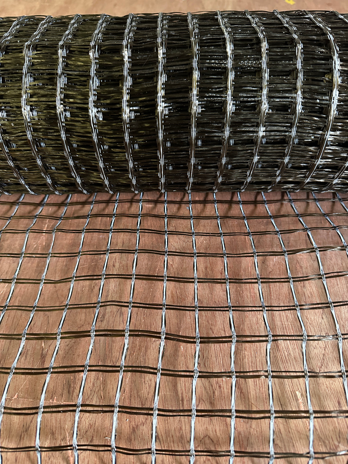Basalt Fiber Grid 30/30 kN/m, Polymer Coating, 25×25 mm, Width 1 m, Roll 50 m²