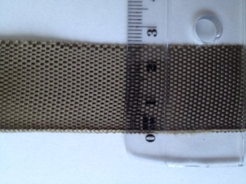 Basalt fibre tape 25 mm 5.97 g/m 0.17 mm, both edges made of basalt fibre 